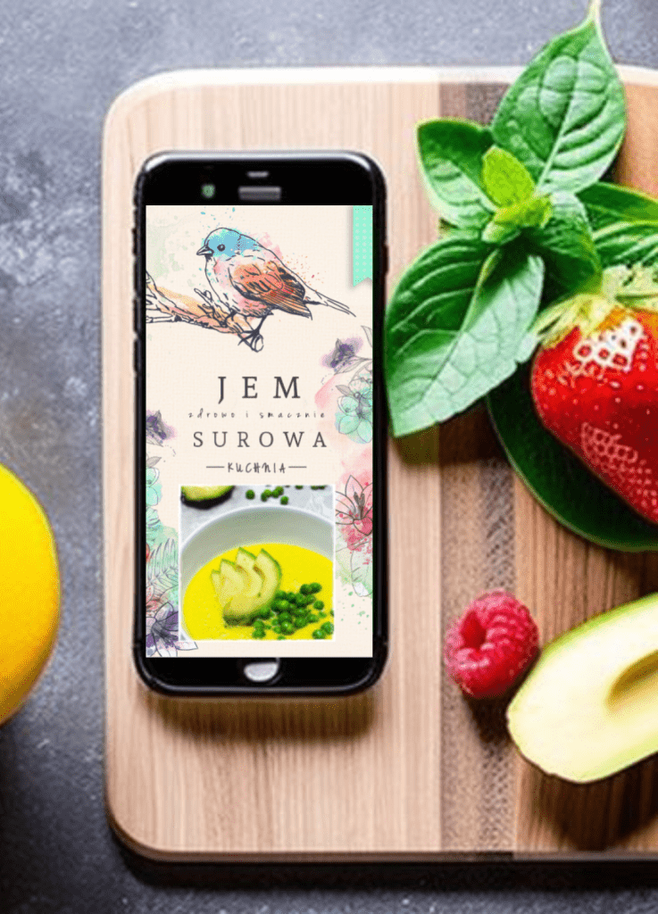 e-book Surowa Kuchnia na smartfonie